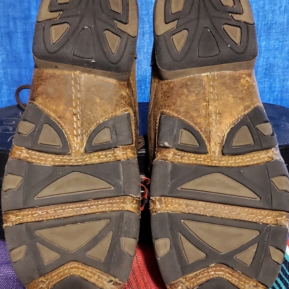 Justin Leather Driving Moccasins Woman's 9m - Picture 2 of 5